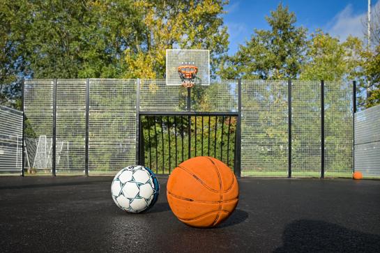 Sportkooi basketbal voetbal